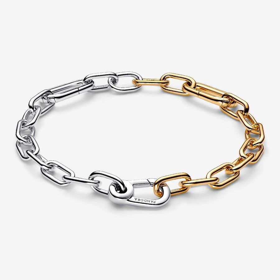 Two Tone Link Chain Pandora Bracelet