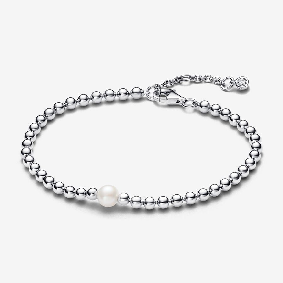 Treated Freshwater Cultured Pearl & Beads Pandora Bracelet