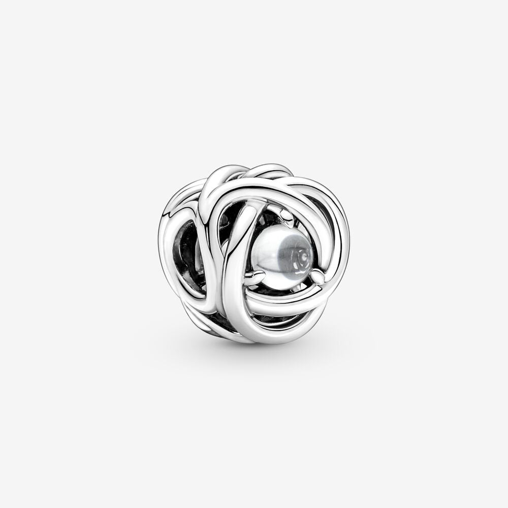 Clear Eternity Circle Pandora Charm