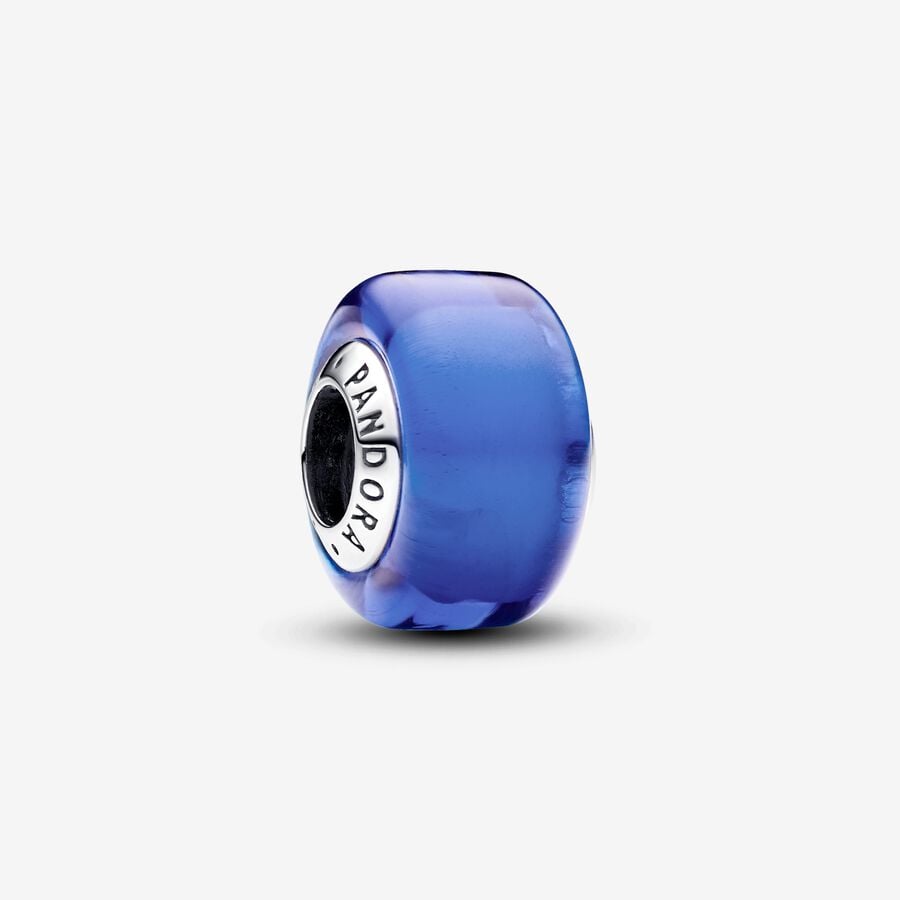 Blue Mini Murano Glass Pandora Charm