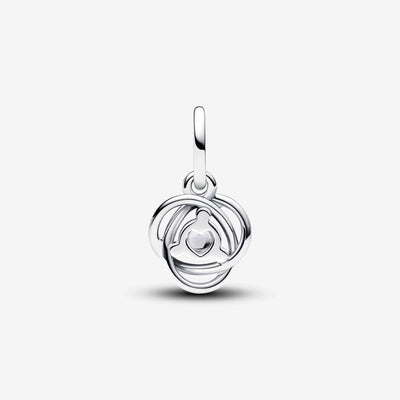April Clear Eternity Circle Dangle Pandora Charm