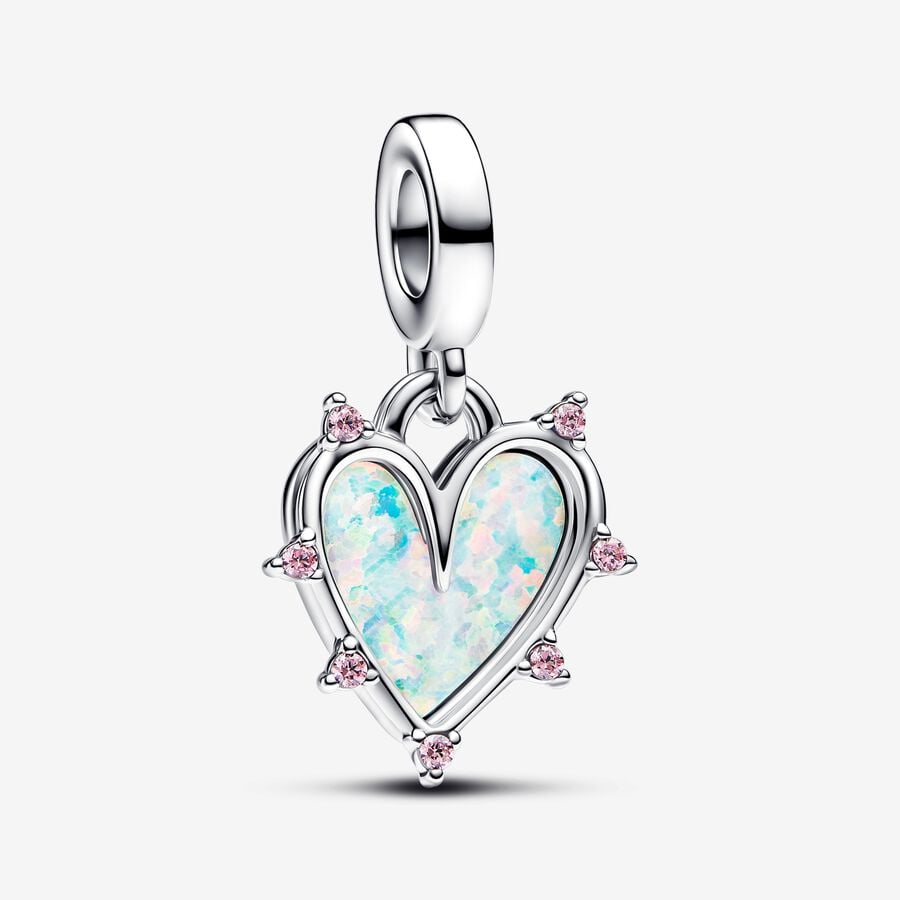 Friendship Opalescent Double Dangle Pandora Charm